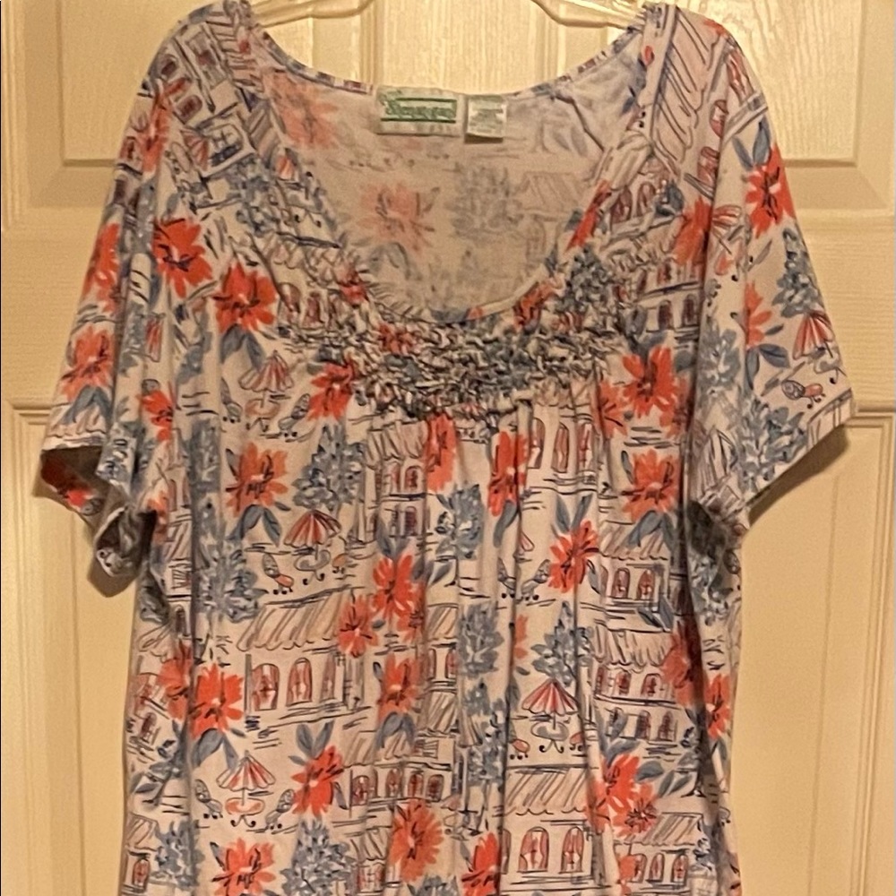 Extra Shenanigans 2-piece Pajama Capri Set Armpit to armpit 24”